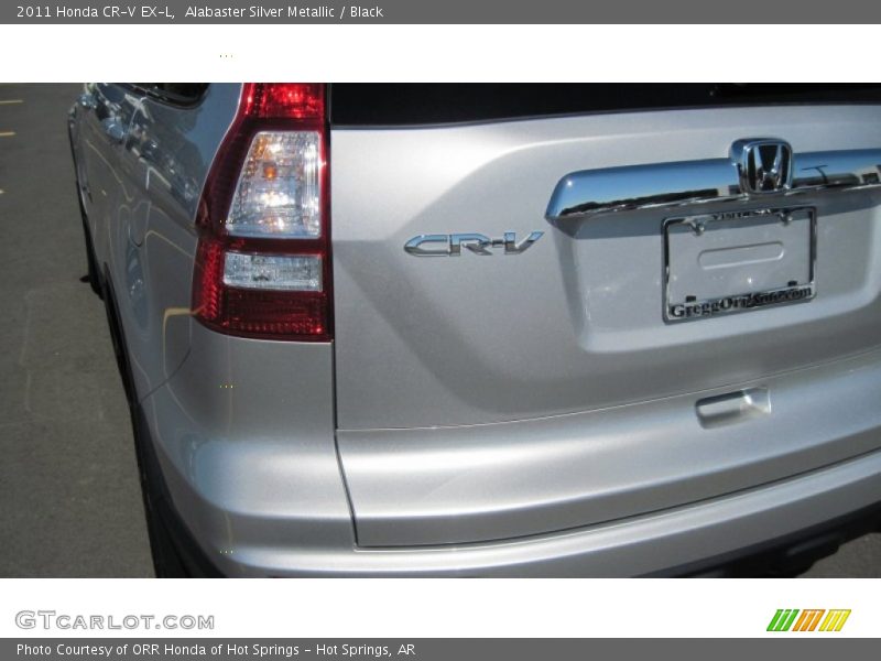 Alabaster Silver Metallic / Black 2011 Honda CR-V EX-L