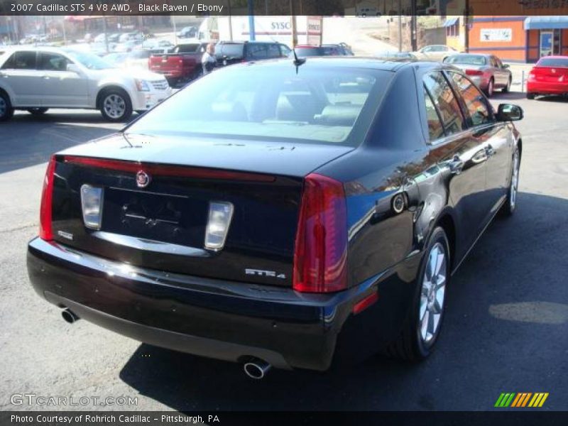 Black Raven / Ebony 2007 Cadillac STS 4 V8 AWD