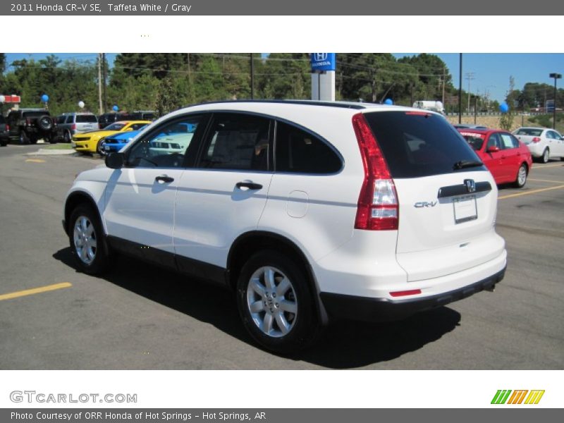 Taffeta White / Gray 2011 Honda CR-V SE