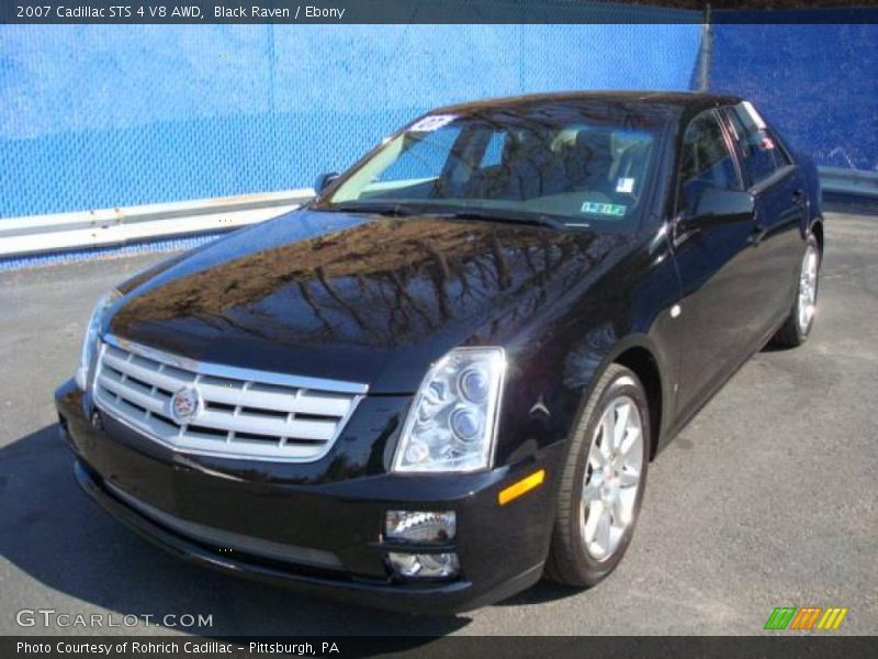 Black Raven / Ebony 2007 Cadillac STS 4 V8 AWD