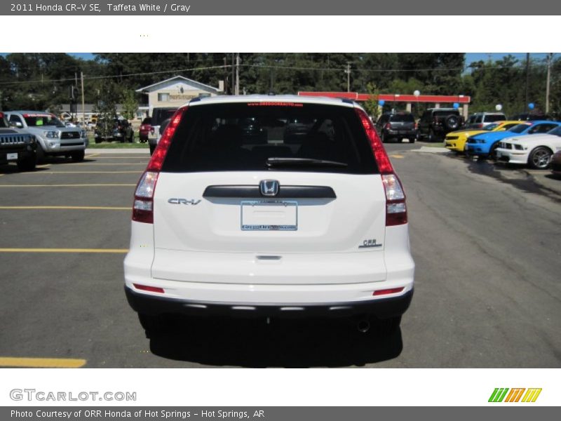 Taffeta White / Gray 2011 Honda CR-V SE