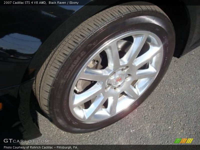 Black Raven / Ebony 2007 Cadillac STS 4 V8 AWD