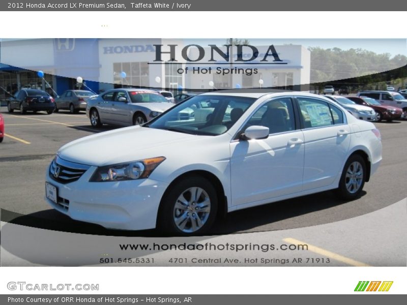 Taffeta White / Ivory 2012 Honda Accord LX Premium Sedan