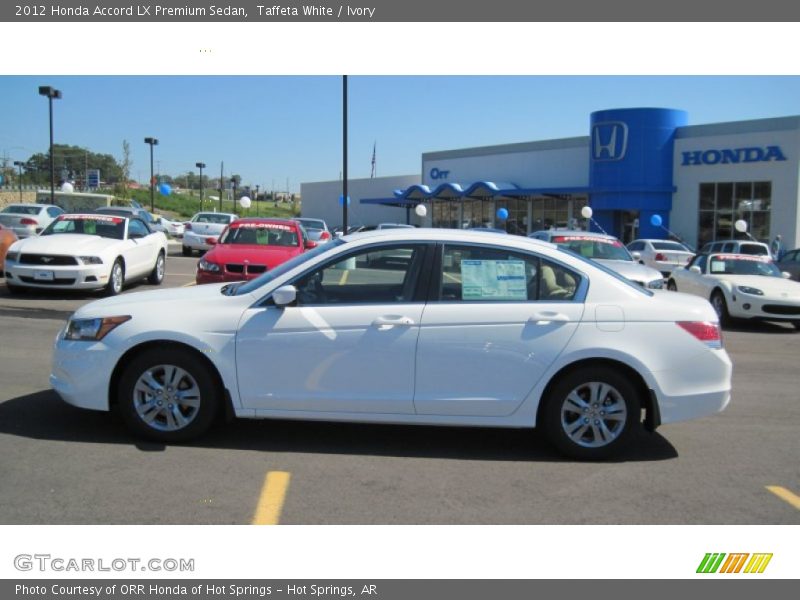 Taffeta White / Ivory 2012 Honda Accord LX Premium Sedan