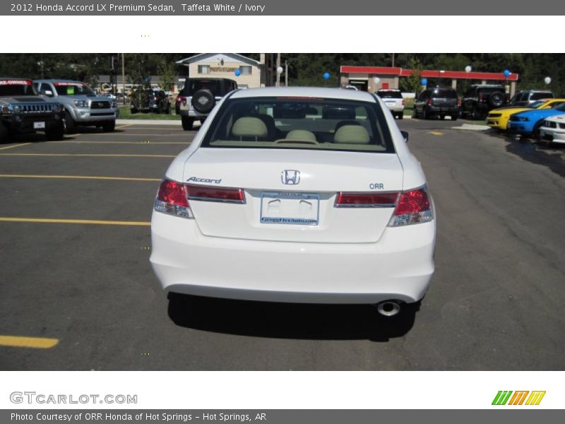 Taffeta White / Ivory 2012 Honda Accord LX Premium Sedan