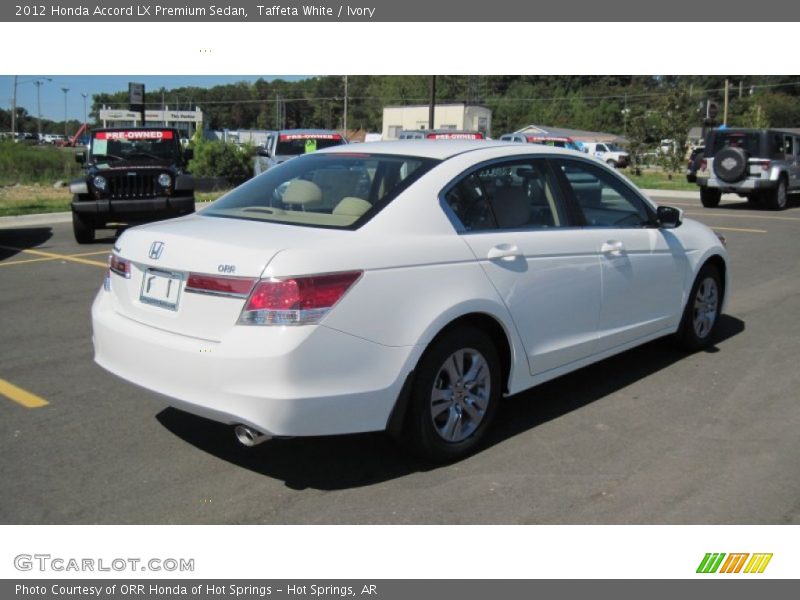 Taffeta White / Ivory 2012 Honda Accord LX Premium Sedan