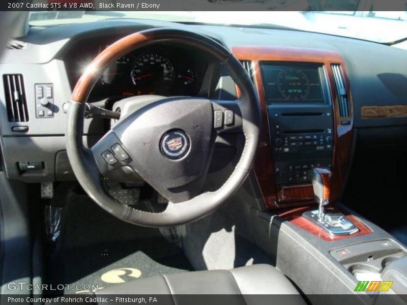 Black Raven / Ebony 2007 Cadillac STS 4 V8 AWD