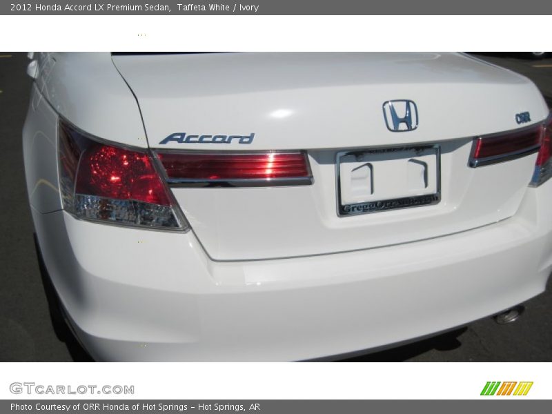 Taffeta White / Ivory 2012 Honda Accord LX Premium Sedan