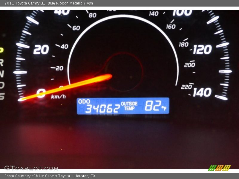 Blue Ribbon Metallic / Ash 2011 Toyota Camry LE
