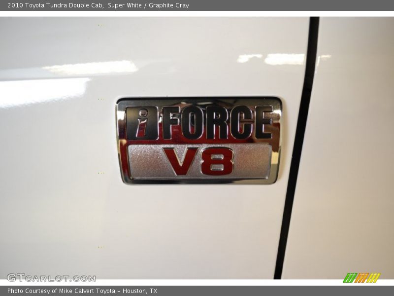Super White / Graphite Gray 2010 Toyota Tundra Double Cab