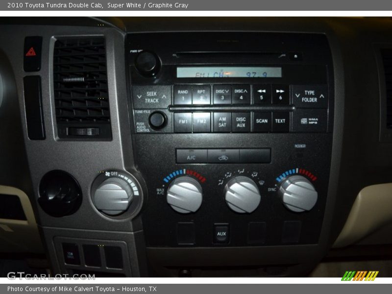 Super White / Graphite Gray 2010 Toyota Tundra Double Cab