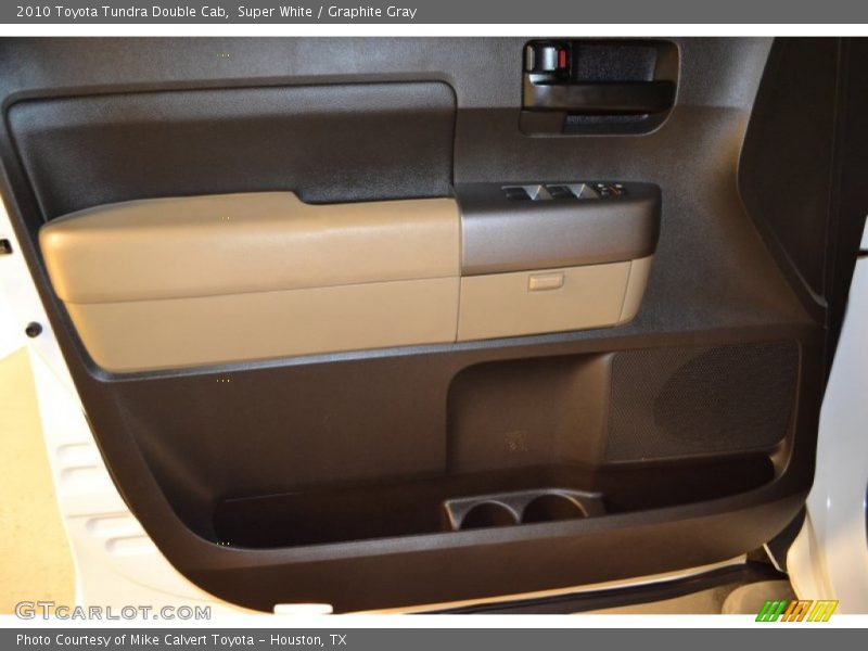 Super White / Graphite Gray 2010 Toyota Tundra Double Cab