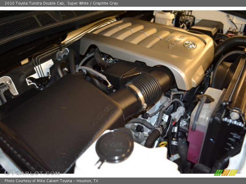 Super White / Graphite Gray 2010 Toyota Tundra Double Cab