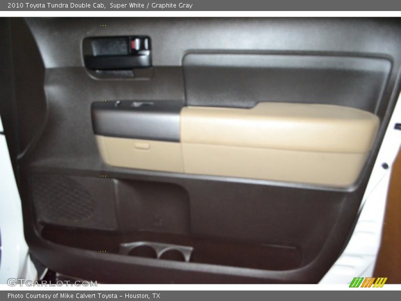 Super White / Graphite Gray 2010 Toyota Tundra Double Cab