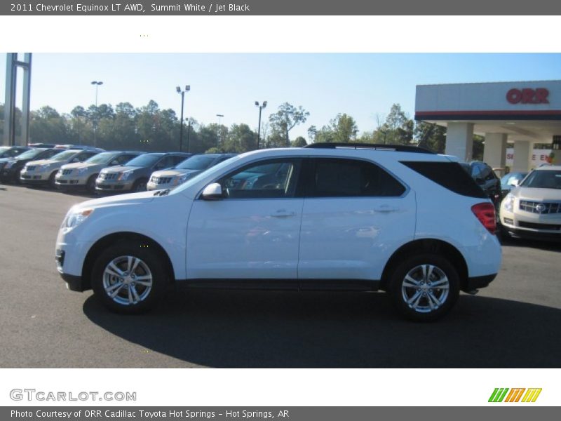 Summit White / Jet Black 2011 Chevrolet Equinox LT AWD