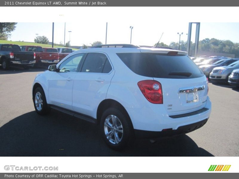 Summit White / Jet Black 2011 Chevrolet Equinox LT AWD
