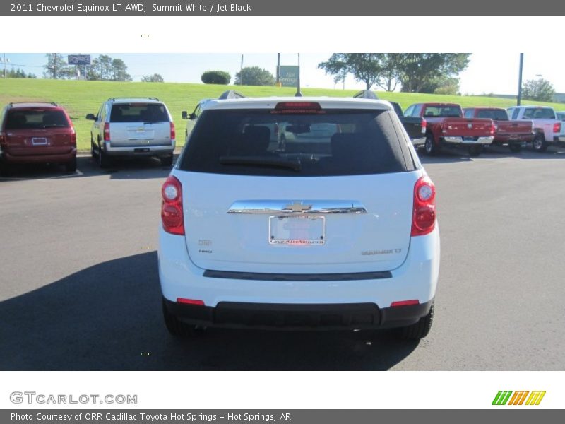 Summit White / Jet Black 2011 Chevrolet Equinox LT AWD