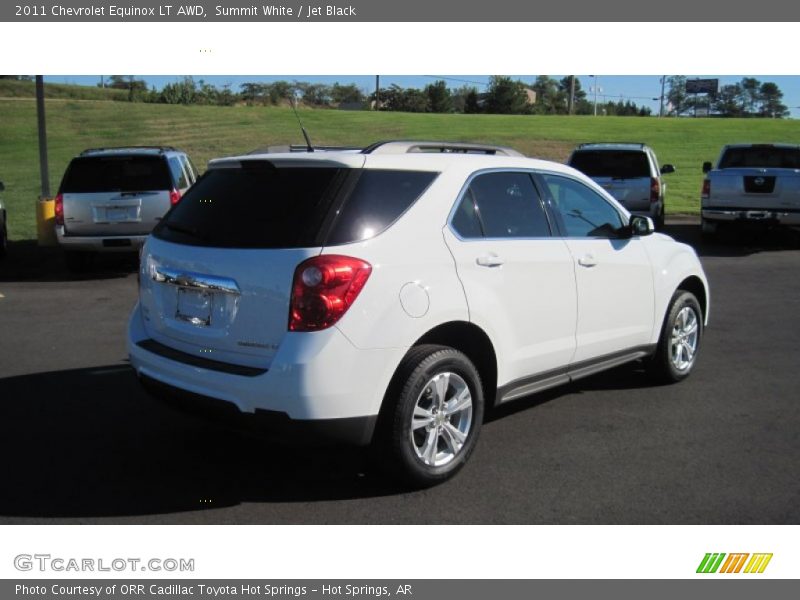 Summit White / Jet Black 2011 Chevrolet Equinox LT AWD