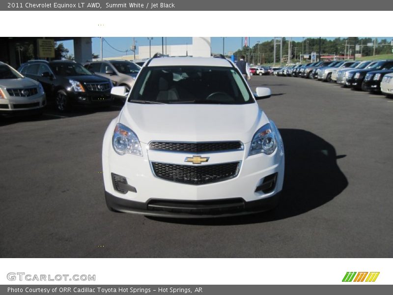 Summit White / Jet Black 2011 Chevrolet Equinox LT AWD