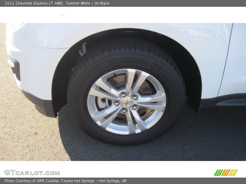 Summit White / Jet Black 2011 Chevrolet Equinox LT AWD