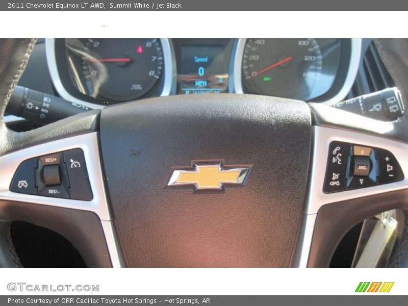 Summit White / Jet Black 2011 Chevrolet Equinox LT AWD