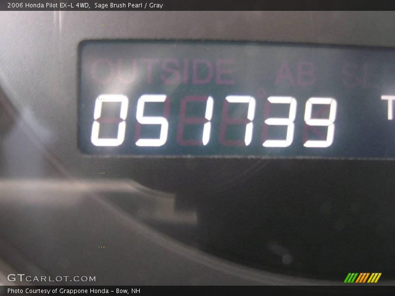 Sage Brush Pearl / Gray 2006 Honda Pilot EX-L 4WD