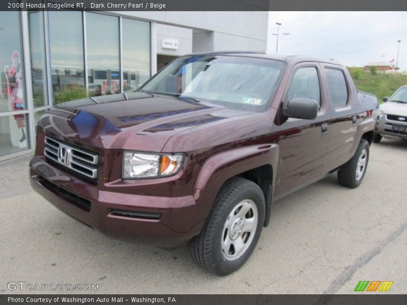 Dark Cherry Pearl / Beige 2008 Honda Ridgeline RT