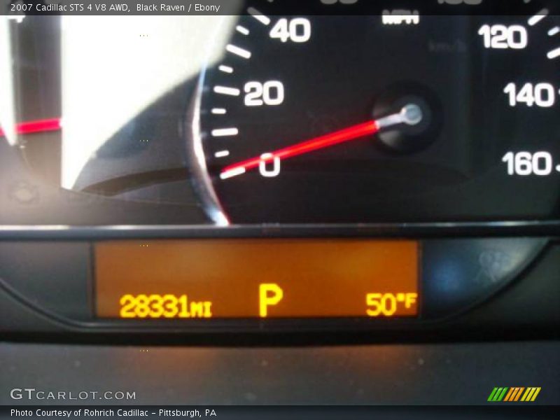 Black Raven / Ebony 2007 Cadillac STS 4 V8 AWD