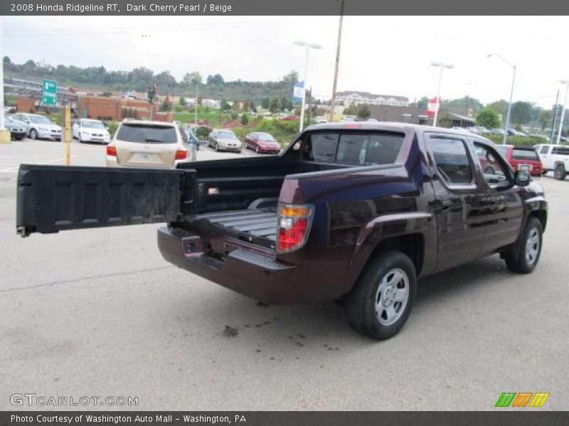 Dark Cherry Pearl / Beige 2008 Honda Ridgeline RT