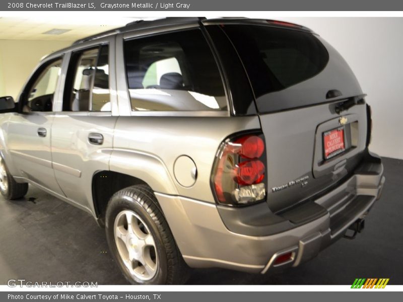 Graystone Metallic / Light Gray 2008 Chevrolet TrailBlazer LS