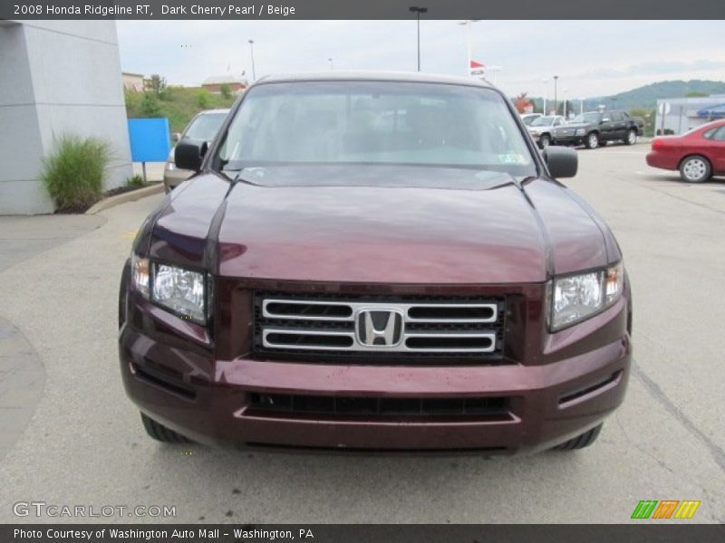 Dark Cherry Pearl / Beige 2008 Honda Ridgeline RT
