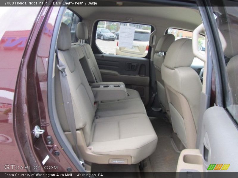 Dark Cherry Pearl / Beige 2008 Honda Ridgeline RT