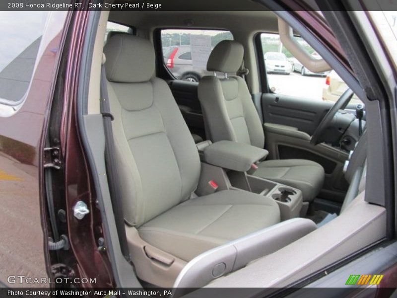 Dark Cherry Pearl / Beige 2008 Honda Ridgeline RT