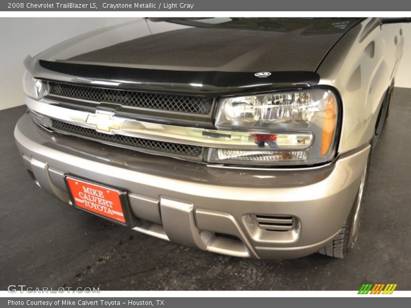 Graystone Metallic / Light Gray 2008 Chevrolet TrailBlazer LS