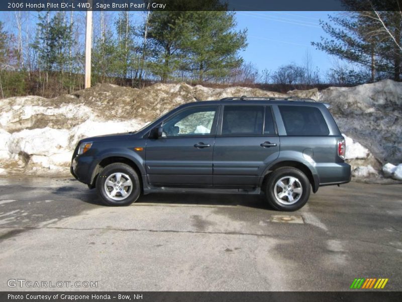 Sage Brush Pearl / Gray 2006 Honda Pilot EX-L 4WD
