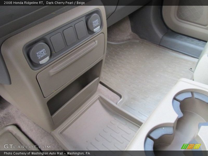 Dark Cherry Pearl / Beige 2008 Honda Ridgeline RT