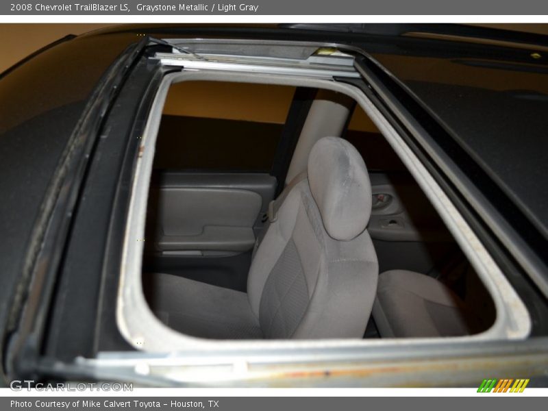 Graystone Metallic / Light Gray 2008 Chevrolet TrailBlazer LS