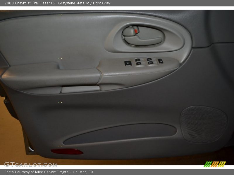 Graystone Metallic / Light Gray 2008 Chevrolet TrailBlazer LS