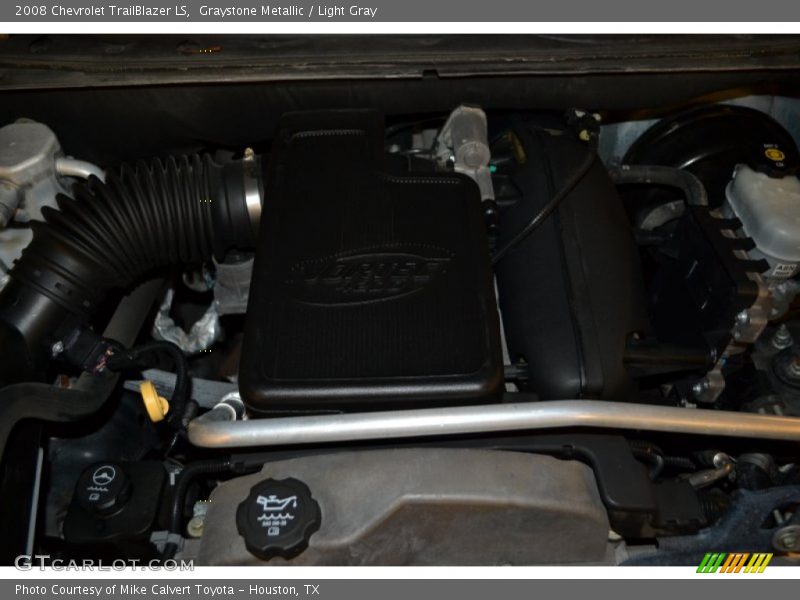 Graystone Metallic / Light Gray 2008 Chevrolet TrailBlazer LS