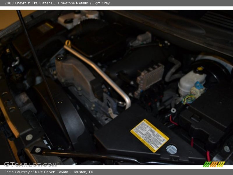 Graystone Metallic / Light Gray 2008 Chevrolet TrailBlazer LS