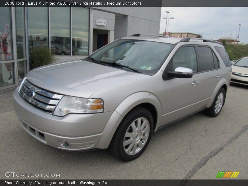 Silver Birch Metallic / Medium Light Stone 2008 Ford Taurus X Limited AWD