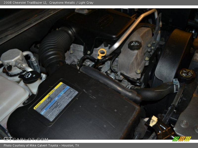 Graystone Metallic / Light Gray 2008 Chevrolet TrailBlazer LS