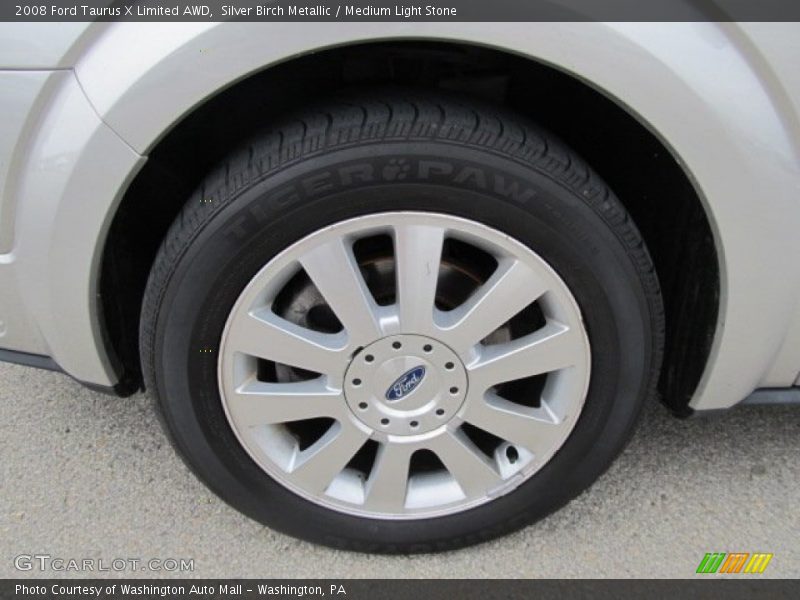 Silver Birch Metallic / Medium Light Stone 2008 Ford Taurus X Limited AWD