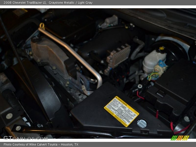 Graystone Metallic / Light Gray 2008 Chevrolet TrailBlazer LS
