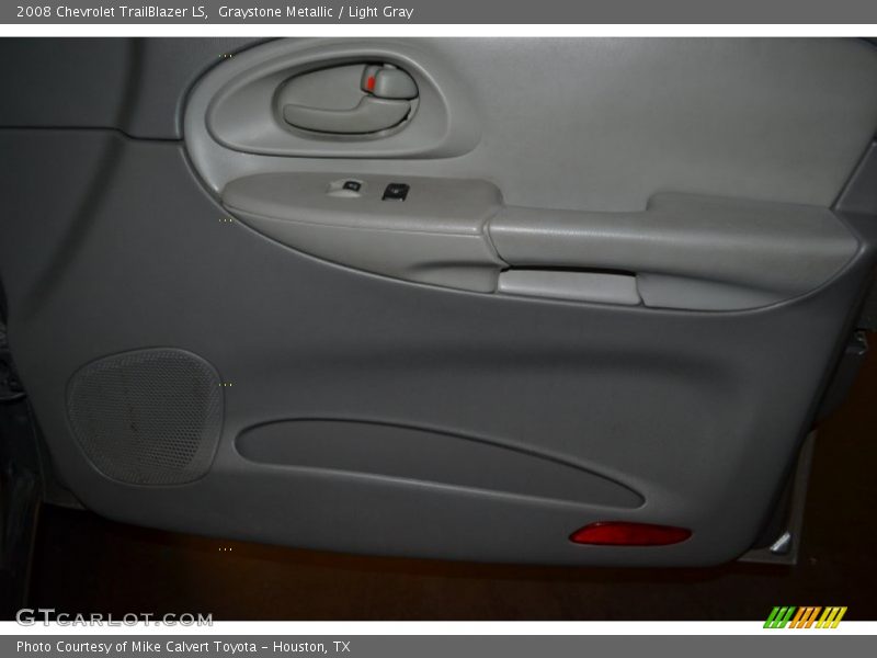 Graystone Metallic / Light Gray 2008 Chevrolet TrailBlazer LS