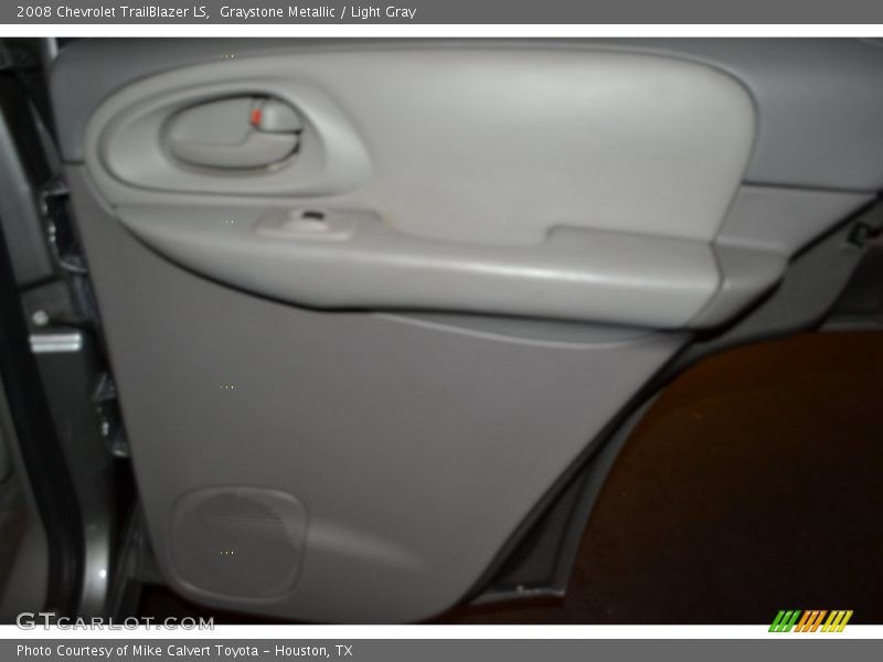 Graystone Metallic / Light Gray 2008 Chevrolet TrailBlazer LS