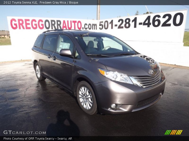 Predawn Gray Mica / Bisque 2012 Toyota Sienna XLE