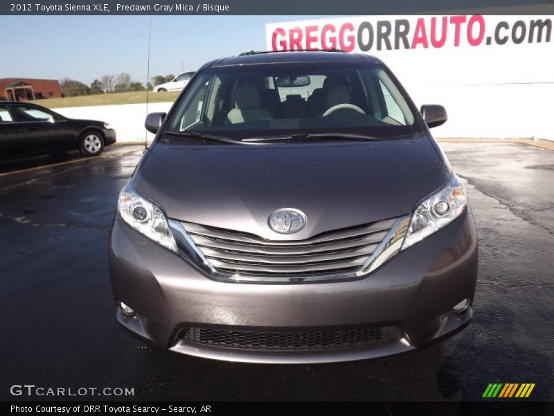 Predawn Gray Mica / Bisque 2012 Toyota Sienna XLE