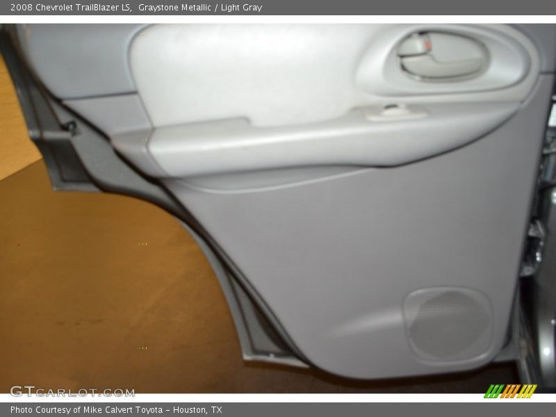 Graystone Metallic / Light Gray 2008 Chevrolet TrailBlazer LS