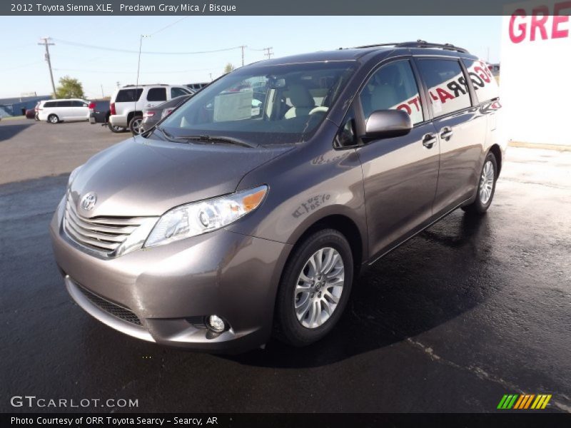 Predawn Gray Mica / Bisque 2012 Toyota Sienna XLE